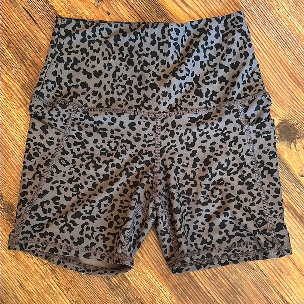 Evolution and Creation Black and Gray Bike Shorts